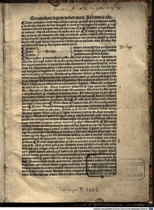 Passio 'Secundum legem debet mori' (Joh. 19,7)