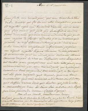 [Brief von Guillaume-François Marion Dumersan an François-Joseph Terrasse Desbillons]