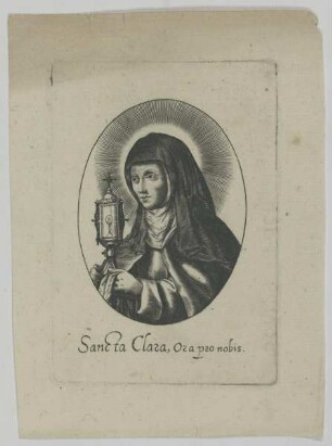 Bildnis der Sancta Clara