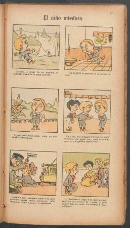 El niño miedoso - [Cómic]