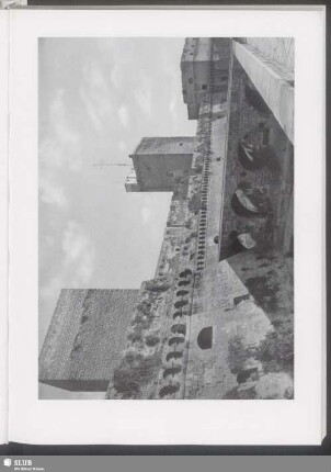 Kastell, Ansicht von Südwesten mit heutigem Zugang