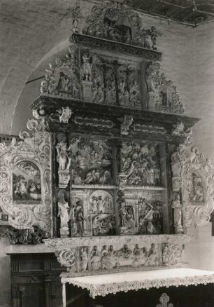 Altar : Altar (1622). Dorf Mecklenburg, Kirche