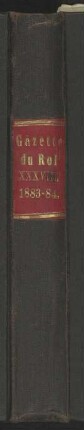 Gazette du Roi : 035, 1883-1884