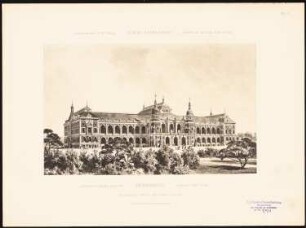 Justizpalast, Tokio: Perspektivische Ansicht