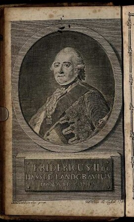 Fridericus II. D C Hassiae Landgravius [...]