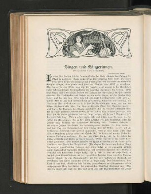 Singen und Sängerinnen