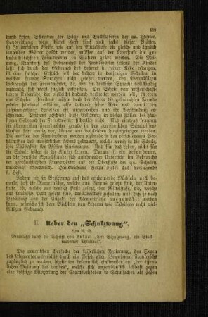 Ueber den "Schulzwang" : veranlaßt durch die Schrift von Lukas: "Der Schulzwang, ein Stück moderner Tyrannei"