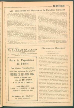 "Romances Galegos" por Eduardo Blanco-Amor
