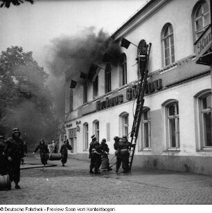 Feuerwehrübung Bühlau, Kurhaus