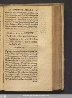 Schediasma CXCVII.