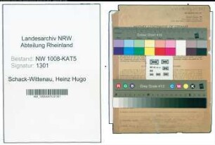 Entnazifizierung Heinz Hugo Von Schack-Wittenau , geb. 19.08.1909 (Rechtsanwalt)