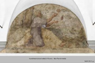 Freskenzyklus mit Darstellungen aus dem Leben des Elias und Elischa : Elias wird von den vogeln genährt
