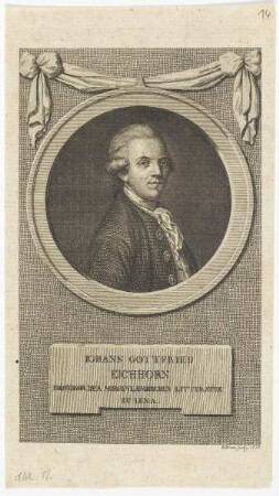 Bildnis des Iohann Gottfried Eichhorn