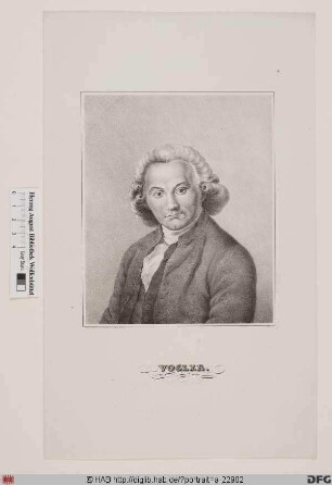 Bildnis Georg Joseph Vogler, gen. Abt Vogler