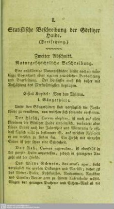Statistische Beschreibung der Görlitzer Haide : (Fortsetzung)