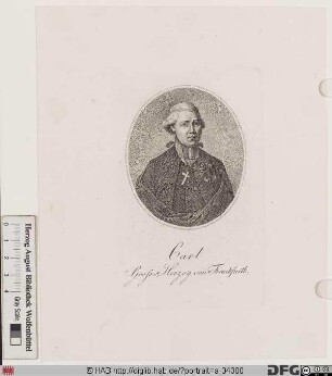 Bildnis Carl Theodor (Anton Maria) Frhr. von Dalberg