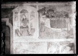 Kirche; Wandbilder nach der Restaurierung