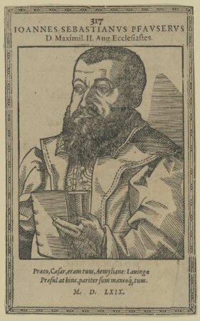 Bildnis des Johann Sebastian Pfauser