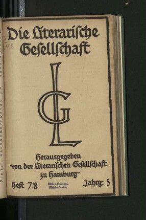Heft 7/8 1919 Jahrg. 5