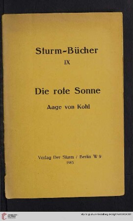 Die rote Sonne