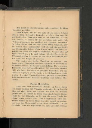 Thermo-Electricität.