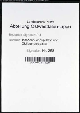 Kirchenbuchduplikat der evangelischen Gemeinde Westerhofen-Syburg, Kreis Iserlohn (GHT 1841-1852). (Gemeinde: Evangelische Gemeinde)