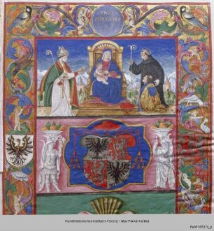 Frontispiz des 9. Bandes - Codice Clesiano