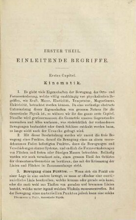 Handbuch der theoretischen Physik, 1,1