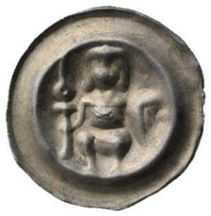Fundmünze, Brakteat, 1244 - 1300
