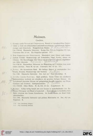 Meissen (Nr. 1-63)