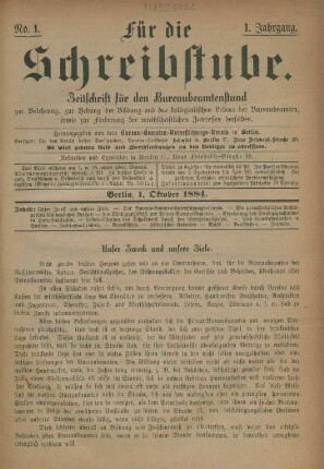 1. Oktober 1884-16. September 1885 = No. 1-24