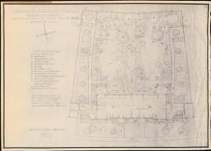Gartenanlage Bereitschaftssiedlung Oberschlesische Hydrierwerke, Blechhammer: Gartenanlage am Haus Typ 2, Nr.37-38:Grundriss 1:100