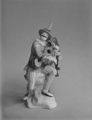 Harlekin mit Dudelsack