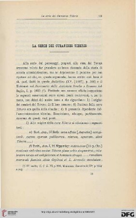 17: La serie dei Curatores Tiberis