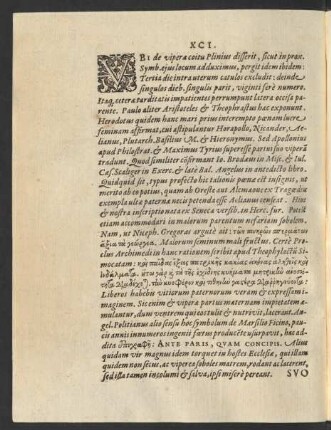 XCI. Suo Premitur Exemplo.
