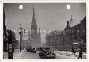 Berlin, Hardenbergstraße und Kaiser-Wilhelm-Gedächtniskirche