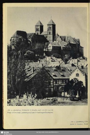 Abb. 24. Quedlinburg, Stiftskirche St. Servatius, nach 1070 bis 1129