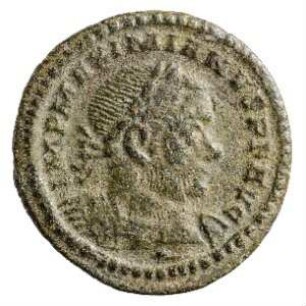 Münze, Follis (Follaro), Sommer 307 n. Chr.