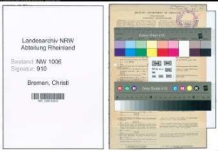 Entnazifizierung Christl Bremen , geb. 21.05.1920 (Angestellte)