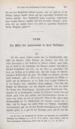 267-281 Die Väter des Jansenismus in ihren Anfängen
