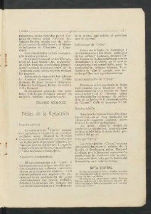 Notas de la redacción