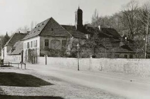 Dresden-Trachenberge, Döbelner Straße 108. Weingut "Wilder Mann". Straßenansicht