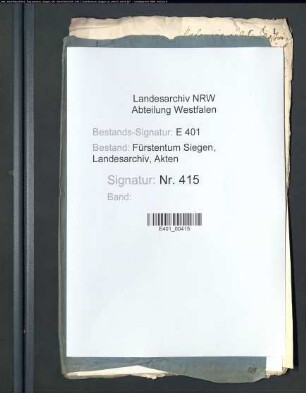 Gravamina der Untertanen des reformierten Landesteils des Fürstentums Nassau-Siegen wegen der Zahlung höherer Schatzungen