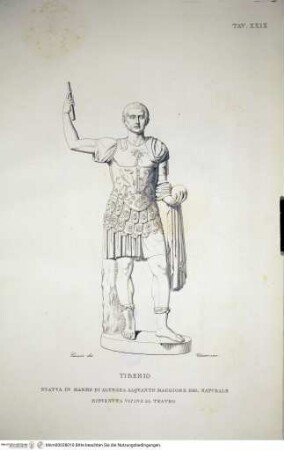 Descrizione dell'antico Tusculo - Tav. XXIX: Tiberio
