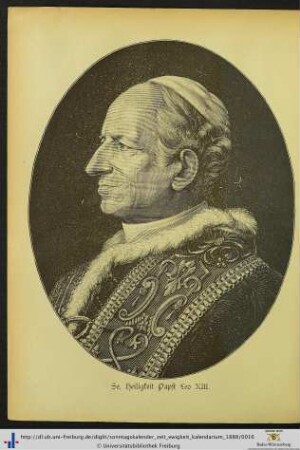 Illustration: Se. Heiligkeit Papst Leo XIII.