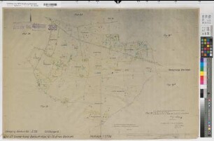 Beckum (Beckum), Umlegung Beckum-Ost, Schätzungsriß Beckum Ksp. Flur 27