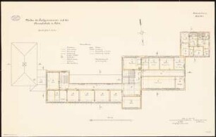 Realgymnasium und Oberrealschule, Tilsit: Grundriss 1. Obergeschoss 1:100