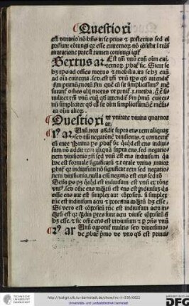 Questio xi de unitate divina, quatuor articuli.