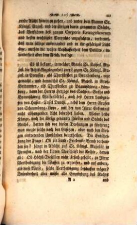 Pro Memoria : Das Kaiserliche Commißions-Decret vom 5ten Febr. d. J. gehet vornemlich das Corpus Evangelicorum an ...