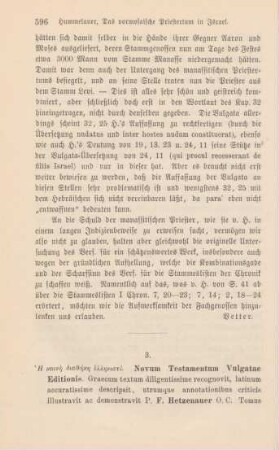 596-598 [Rezension] Hē Kainē Diathēkē
